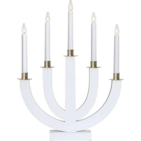 Eli Adventsljusstake Vit 47cm