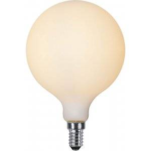 LED-Lampa Glob 95mm, Opal E14 2600K 120lm 1,5W(15W)