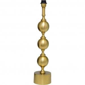 Charlotta Lampfot 60cm Mässing