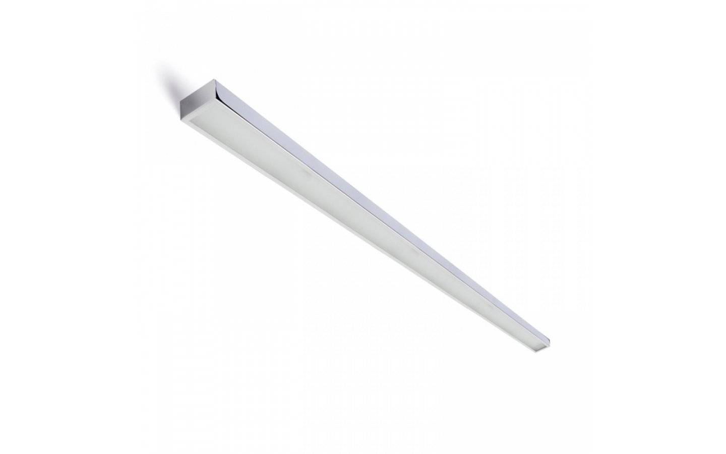 Marina LED Vägglampa Krom 120cm 25W IP44 3000K