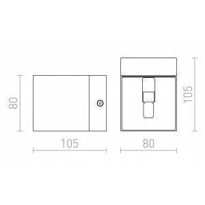 Essex Vägglampa Mattvit G9