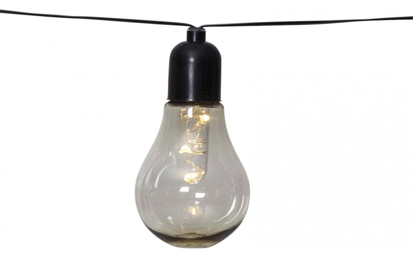 Glow Batteridriven Ljusslinga, Svart, 4m, LED