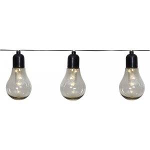 Glow Batteridriven Ljusslinga, Svart, 4m, LED