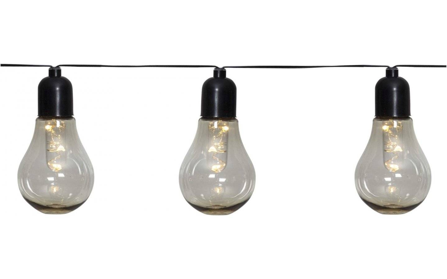 Glow Batteridriven Ljusslinga, Svart, 4m, LED