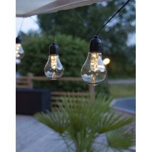 Glow Batteridriven Ljusslinga, Svart, 4m, LED