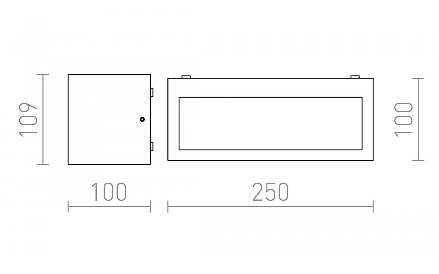 Durant Vägglampa Antrasitgrå E27 IP54