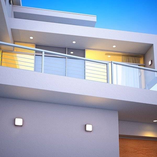 Bono Taklampa Antrasitgrå LED 4W IP54 3000K