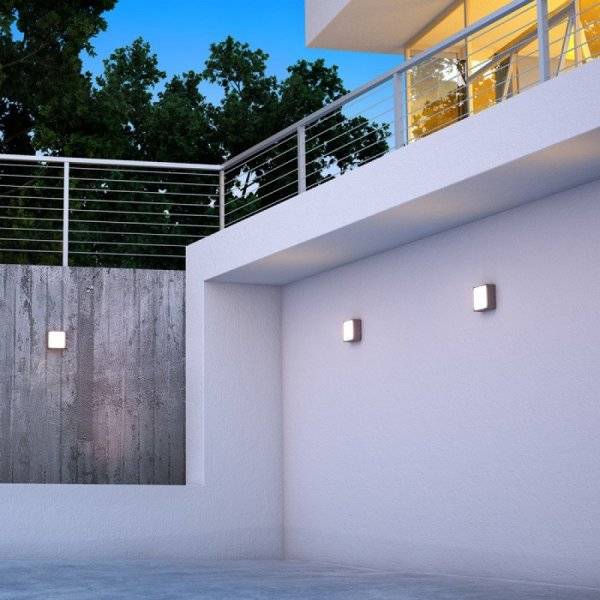 Bono Taklampa Antrasitgrå LED 4W IP54 3000K