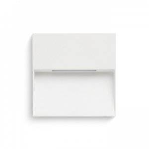 Aqila SQ Vägglampa Vit LED 6W IP54 3000K