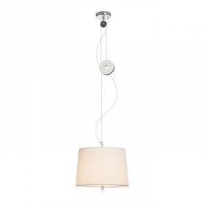 Levita Taklampa med Hiss Vit/Krom E27