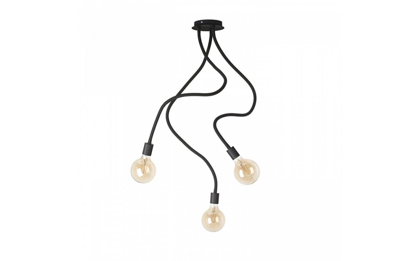 Loyd 3 Taklampa Svart 3xE27