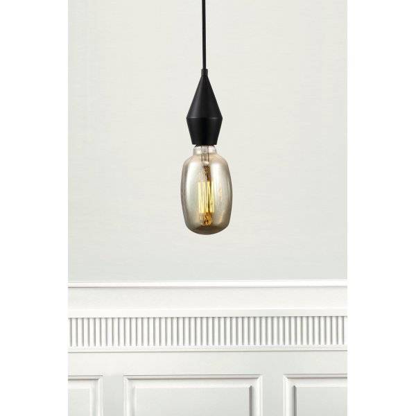 Aud Pendellampa E27 Svart