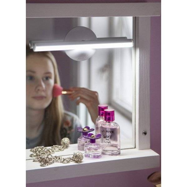 Sminklampa LED Batteridriven med 3-Steg Dim