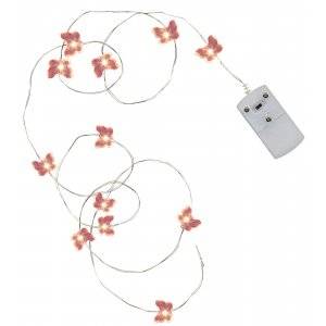 Butterfly Dew Drop Batteridriven Ljusslinga