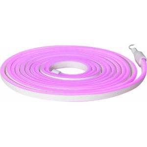 Ljusslang FlatNeon Rosa 12W 5m IP44