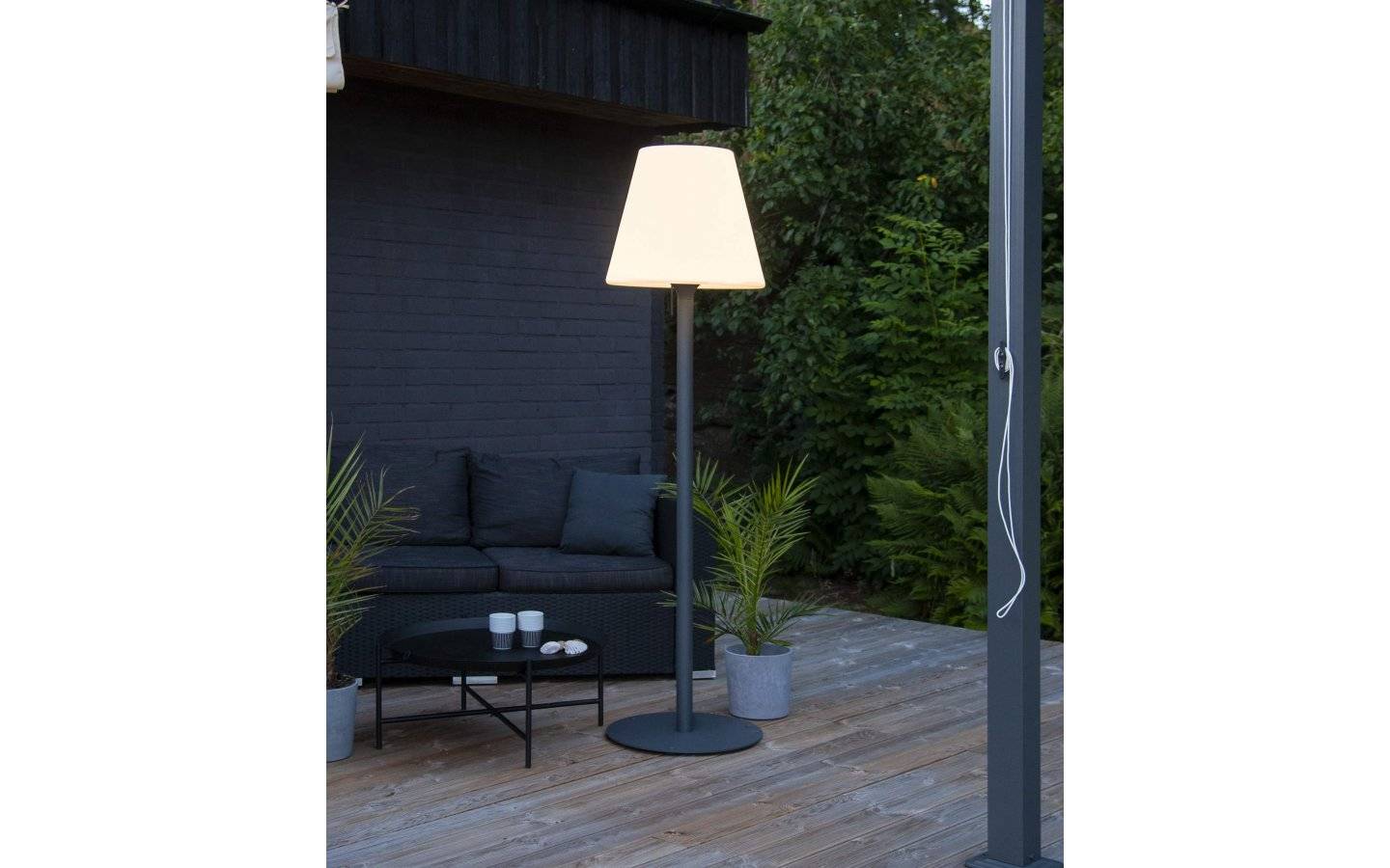 Golvlampa GardenLight Kreta E27 187cm IP44