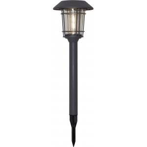 Solcells-pollare Filip 60cm Varmvit Grafit