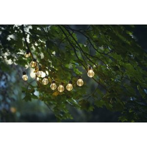 Solcells-ljusslinga Partaj Solar Varmvit 10L 1,9m