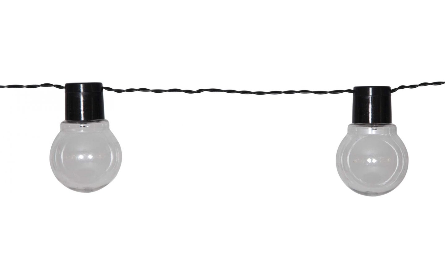 Solcells-ljusslinga Partaj Solar Varmvit 10L 1,9m