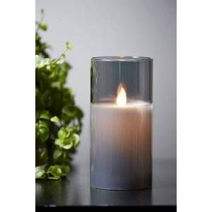 LED Blockljus M-Twinkle med Timer 15cm Svart