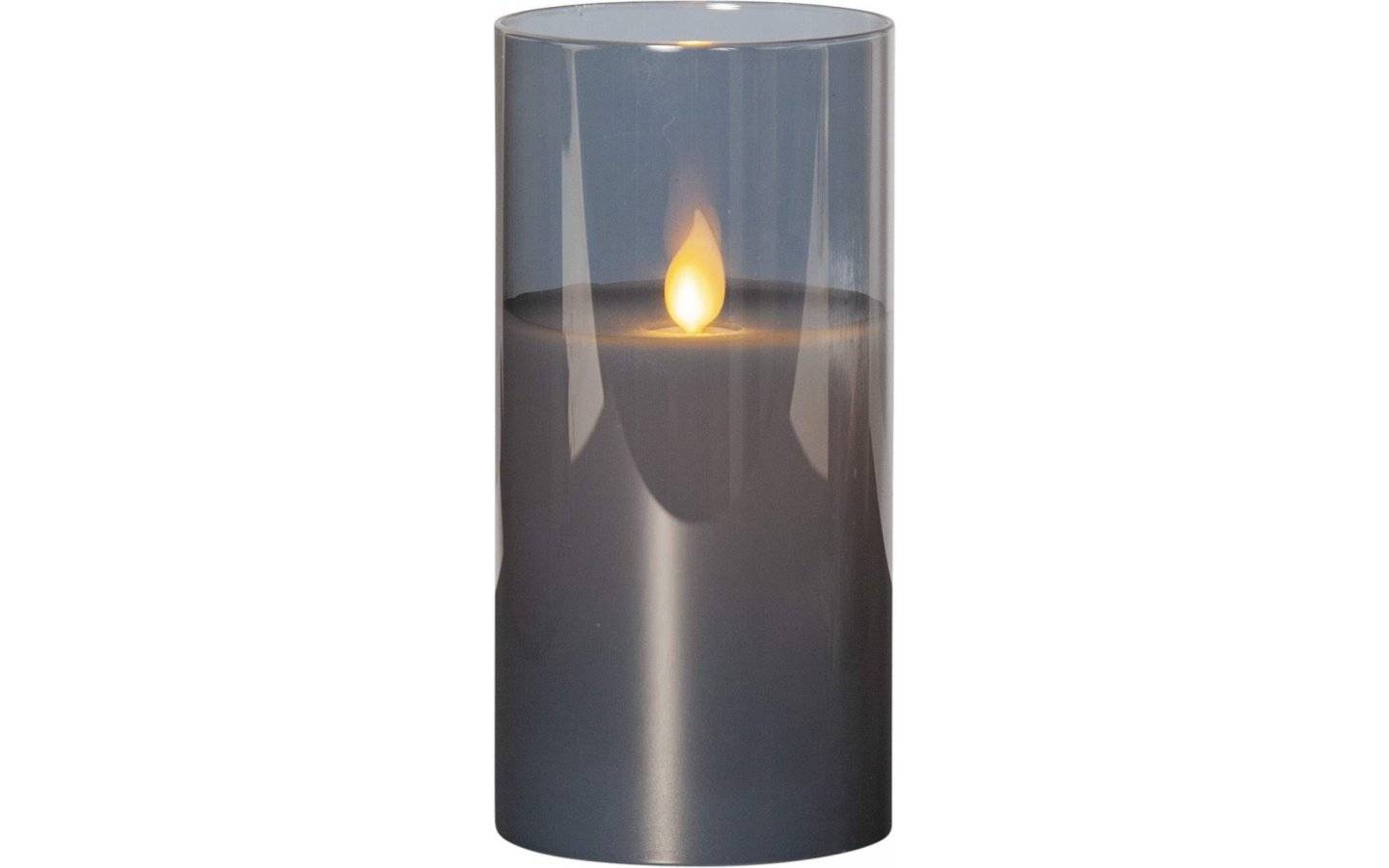 LED Blockljus M-Twinkle med Timer 15cm Svart