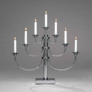Classic Adventsljusstake Krom 54cm