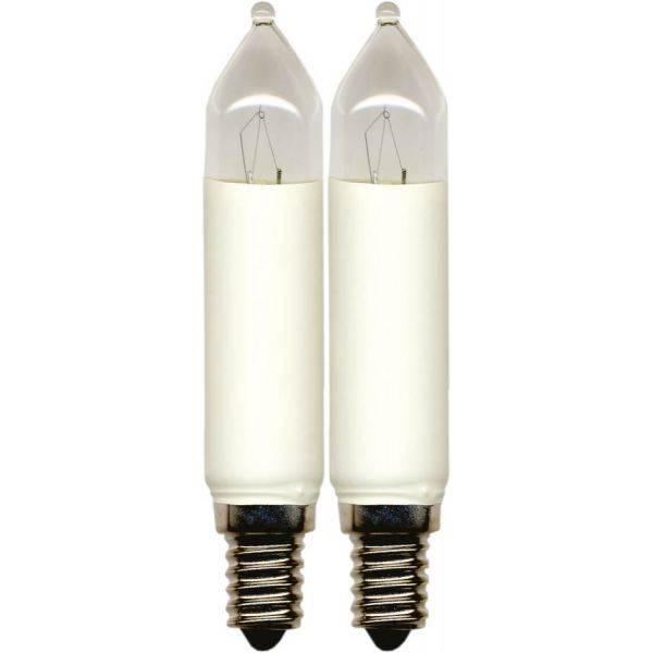 Skaftlampa E14 Bred 16V 4W 2-Pack