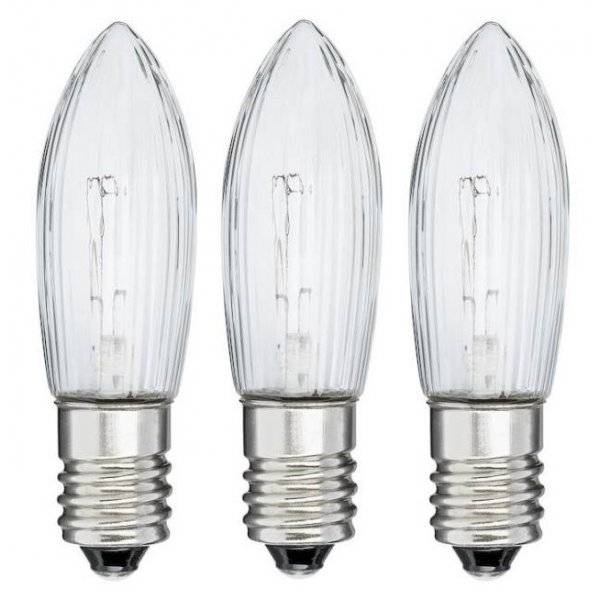 Topplampa E10 24V 1,8W 3-Pack