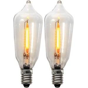 Universal LED Lyktlampa E10 23-55V 5lm 1900K 2-Pack