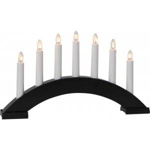 Bea Adventsljusstake 22cm Svart