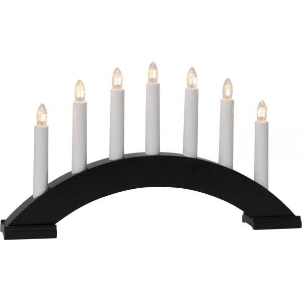 Bea Adventsljusstake 22cm Svart