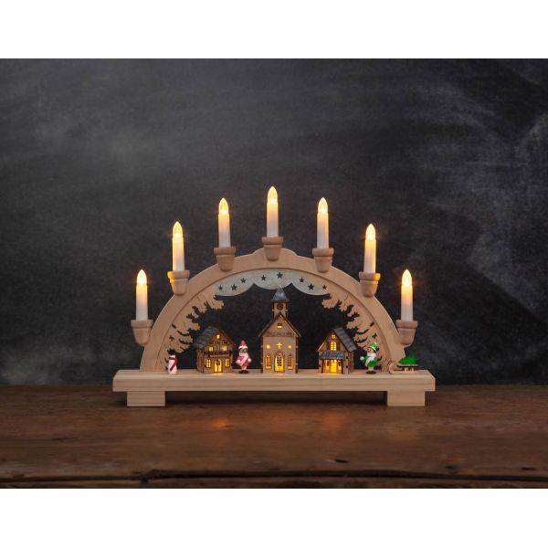 Dassel Ljusstake LED Natur 29cm