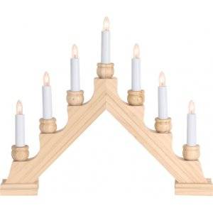 Karin Adventsljusstake Natur 34cm