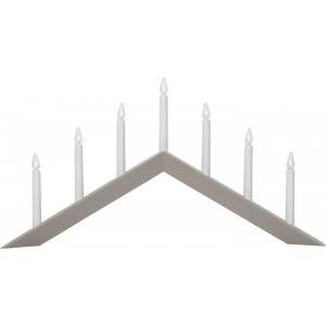 Arrow Adventsljusstake Beige 36cm