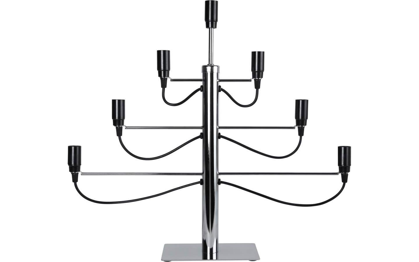 Milano Adventsljusstake Krom 52cm