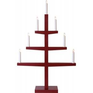 Tripp Adventsljusstake Röd 77cm