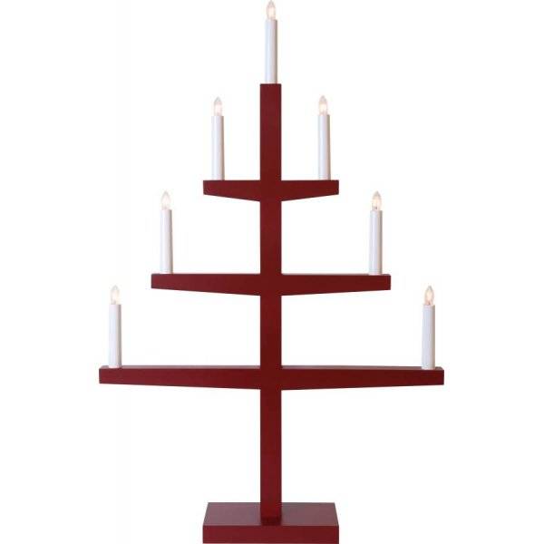 Tripp Adventsljusstake Röd 77cm