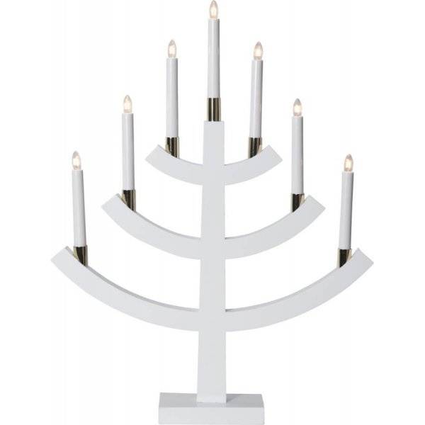 Gillian Adventsljusstake Vit 64cm