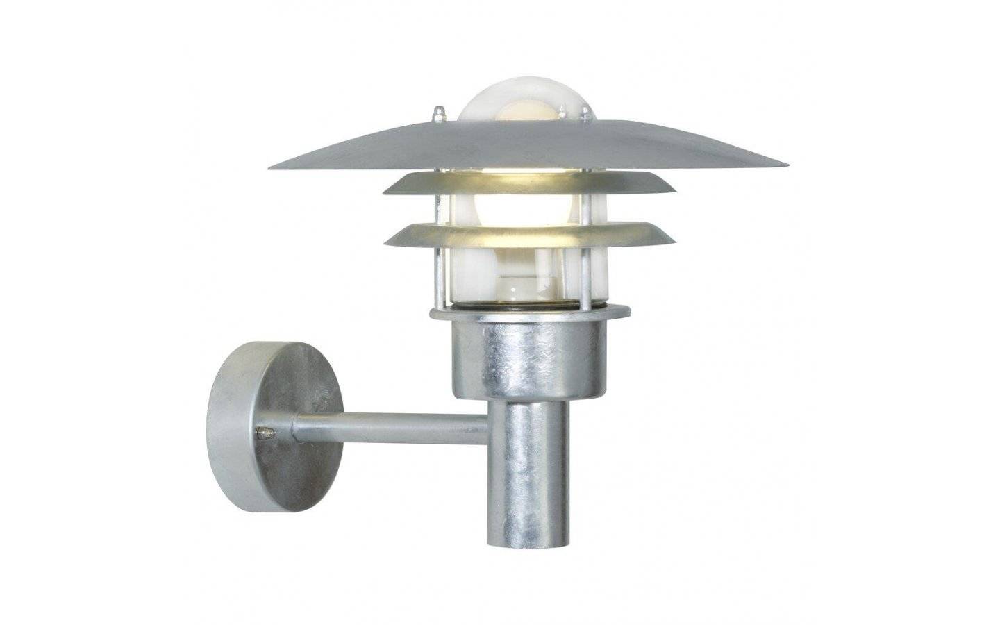 Lønstrup Vägglampa 32cm E27 IP44 Galvaniserat Stål