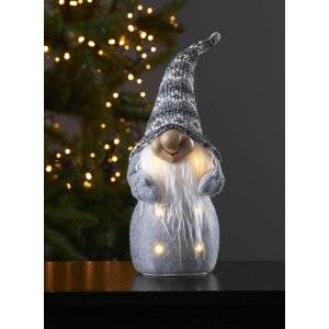 Batteridriven Jultomte Grå Joylight