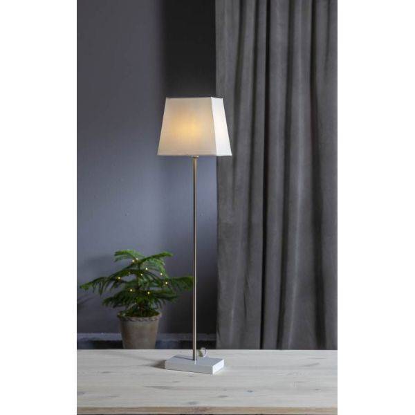 Moa Lampfot Med Skärm+Stjärna Vit