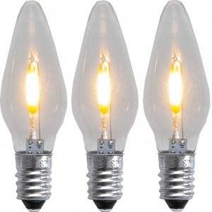Universal LED Filament E10 23-55V 5lm 1900K 3-Pack