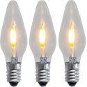 Universal LED Filament E10 23-55V 5lm 1900K 3-Pack