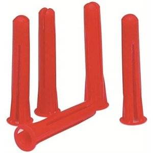 Skruvplugg, Röd, 35 mm, 20 st