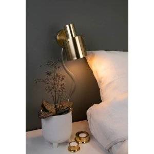 Vägg Clark 1 Borstad Mässing