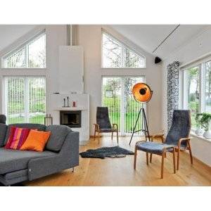 Captain golvlampa h170cm svart