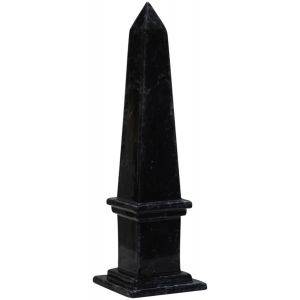Obelisco Prydnadskeramik 36cm Black Marble