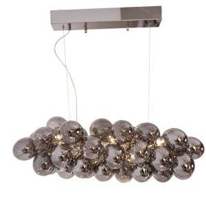 Gross Bar Taklampa 80cm 8xG9 Rökgrå