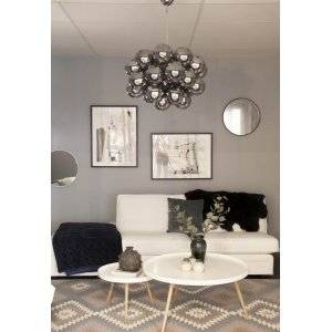 Gross Grande Taklampa 62cm 8xG9 Rökgrå