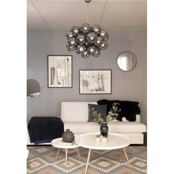 Gross Grande Taklampa 62cm 8xG9 Rökgrå